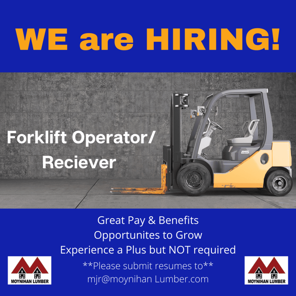 Careers Moynihan Lumber