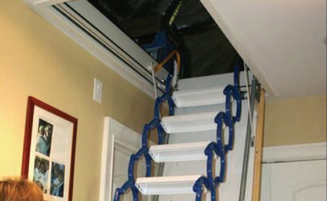 Rainbow Attic Stair